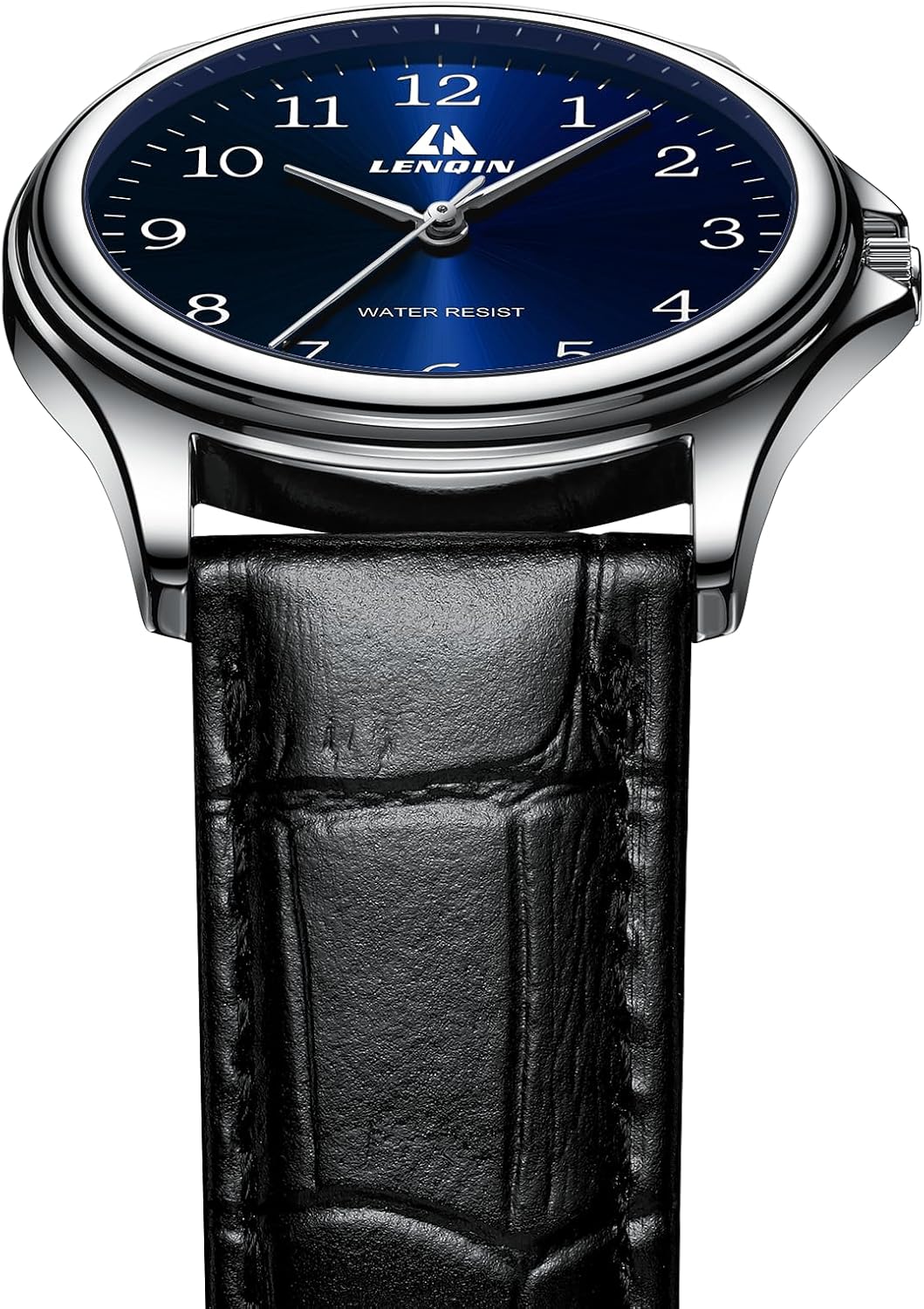 LN LENQIN Mens Watches with Leather Straps 30M Waterproof Wrist Watches for Men Light Simple Field Watches - Image 4