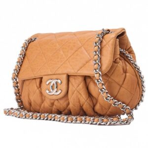 CHANEL Matelasse Chain Shoulder Bag Lambskin Silver Hardware High 548204