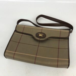 Burberry Checkered Shoulder Bag Women’s Leather Compact Crossbody Bag