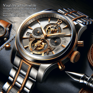 OLEVS Men’s Casual Stainless Steel Watch, Big Face Easy to Read Analog Quartz Watch with Day and Date, Classic Waterproof Arabic Numerals Dial Dress Watch for Men, Gold Silver Band