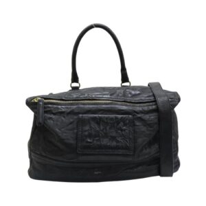 GIVENCHY Pandora Shoulder Bag Calfskin Black