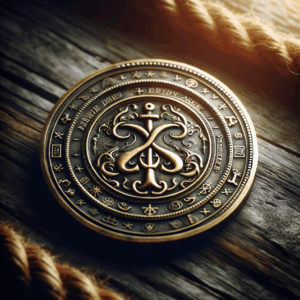 UNKENBO® Pirate Necklace for Men and Women, Antique Brass Pirate Accessories, Pirate Costume Women Men, Pirate Medallion Necklace, The Only Authentic Double-Sided Pirate Jewelry Coin Replica UNKENBO® Pirate Necklace for Men and Women, Antique Brass Pirate Accessories, Pirate Costume Women Men, Pirate Medallion Necklace, The Only Authentic Double-Sided Pirate Jewelry Coin Replica