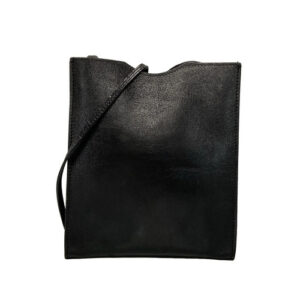 Auth HERMES Onimetou Black Box Calf Square G Shoulder Bag Auth HERMES Onimetou Black Box Calf Square G Shoulder Bag