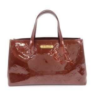 Louis Vuitton Monogram Vernis Wilshire PM Rouge Faurviste M91644 Auth Used F/S
