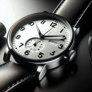 Timex Easy Reader Black Leather Strap Watch Timex Easy Reader Black Leather Strap Watch