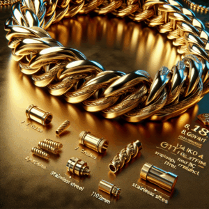 KRKC&CO Men’s Cuban Link Bracelet, 18K Gold Plated/Stainless Steel Bracelet 8/10/12mm, Anti-Allergies Anti-Tarnish, Chunky Bold Hip Hop Wrist Chain Gift for Men