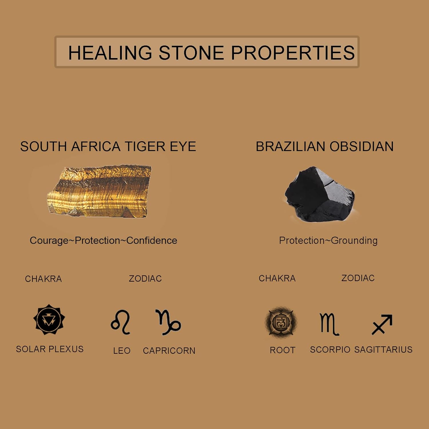 Protection Crystals Beaded Bracelets for Men - COLORFEY Men Bracelet Healing Tiger Eye Black Obsidian Stone Bracelet Unique Gift for Men, Drawstring Real Crystal Bracelet for Men Handmade Gift for Him - Image 9