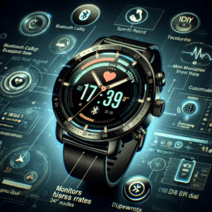 Smart Watch for Men Women, Bluetooth Calling, 1.83″ HD Touch Screen Fitness Tracker, 24/7 Heart Rate & Sleep Monitor, 100+ Sports Modes, IP68 Waterproof, DIY Dial, Compatible with Android & iOS Smart Watch for Men Women, Bluetooth Calling, 1.83″ HD Touch Screen Fitness Tracker, 24/7 Heart Rate & Sleep Monitor, 100+ Sports Modes, IP68 Waterproof, DIY Dial, Compatible with Android & iOS