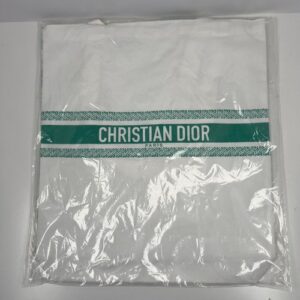 Christian Dior Tote Bag Authentic VIP White and Green Novelty NWT