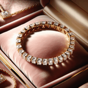 PAVOI 14K Gold Plated Tennis Bracelets for Women – 3mm Cubic Zirconia Classic Gold Bracelet for Women – Trendy Fashion Jewelry