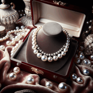 PAVOI Sterling Silver Round White Simulated Shell Pearl Necklace Strand | Pearl Choker Necklace | Jewelry for Women