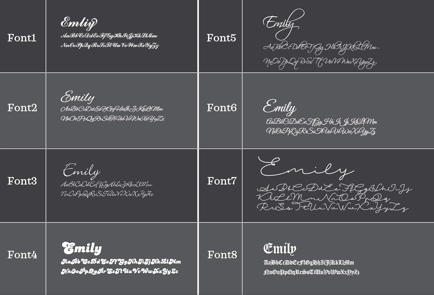 UMAGICBOX Personalized Gold Name Necklace | Stainless Steel/Sterling Silver | 14 Font Styles | Gift Box Included- Non-Tarnish, Hypoallergenic - Gift for Birthdays, Christmas, Mother's Day - Suitable for Women, Girls - Image 2