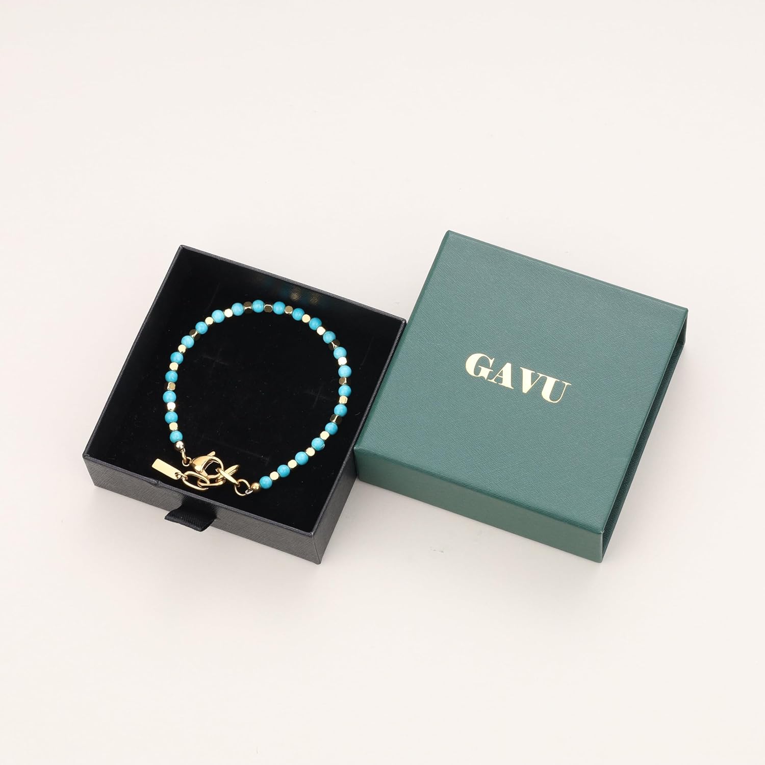 GAVU Men’s Stainless Steel Cubic Beaded Bracelet, Crystal Bracelet for Men - Image 6