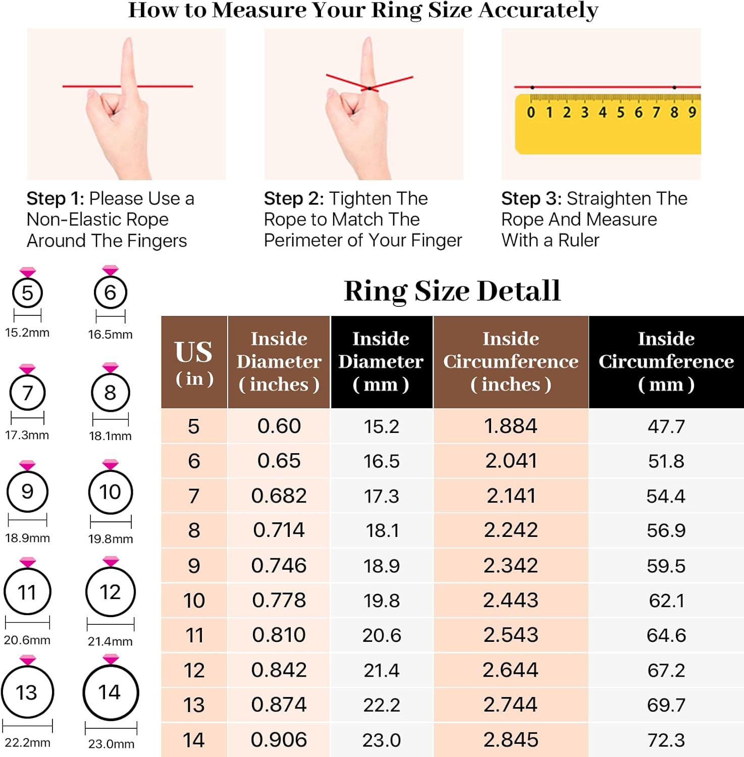 HZMAN St. Michael Ring for Men Women Stainless Steel San Miguel The Great Protector Archangel Figurine Amulet Ring - Image 6