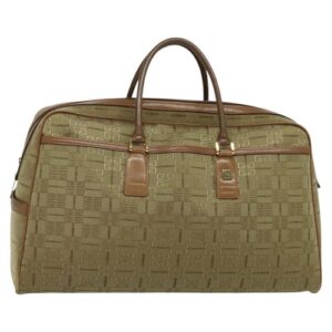 GIVENCHY Boston Bag Canvas Beige Gold Auth bs27213 GIVENCHY Boston Bag Canvas Beige Gold Auth bs27213