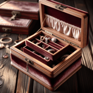 Bescott 2 Layer Solid Wooden Jewelry Box with Lock and Key for Women Men Vintage Velvet Wood Jewelry Organizer Storage for Earrings Rings Necklaces Bracelet Watch Mother’s Day Gift Bescott 2 Layer Solid Wooden Jewelry Box with Lock and Key for Women Men Vintage Velvet Wood Jewelry Organizer Storage for Earrings Rings Necklaces Bracelet Watch Mother’s Day Gift