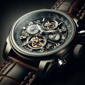 Fossil Townsman Men’s Watch with Chronograph Display and Genuine Leather Band