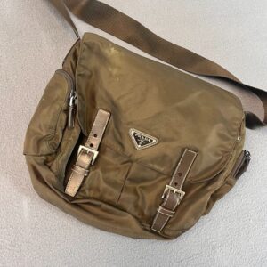 PRADA Shoulder Bag Crossbody Messenger Bag Shoulder Bag Nylon Triangle Logo Uni
