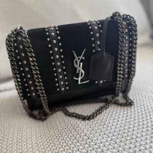 Saint Laurent  Black Leather Shoulder Bag