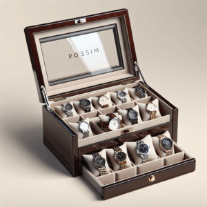 BEWISHOME 12-Slot Watch Box, 2-Layer Watch Case With Large Glass Lid, Mens Jewelry Box, Watch Display Case with Removable Watch Pillows, Watch Holder Organizer Watch Storage for Men Espresso SSH12Z BEWISHOME 12-Slot Watch Box, 2-Layer Watch Case With Large Glass Lid, Mens Jewelry Box, Watch Display Case with Removable Watch Pillows, Watch Holder Organizer Watch Storage for Men Espresso SSH12Z