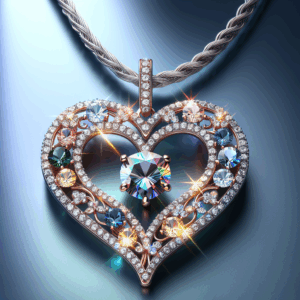 Leafael Infinity Love Heart Pendant Necklace, Necklaces for Women with Birthstone Crystal, Jewelry for Women with Premium Crystals, 18+2 Inch Chain Extender