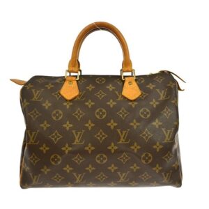 LOUIS VUITTON SPEEDY 30 HANDBAG PURSE MONOGRAM CANVAS M41526 AA0025 RQ00133