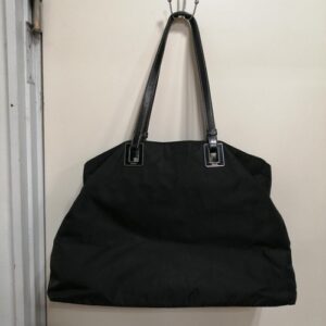 PRADA Nylon Black Tote Bag 15.3 inches Women’s