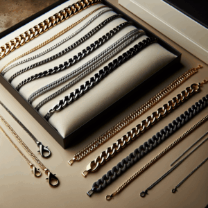 ChainsHouse Chain Cuban Necklace for Men Women, Stainless Steel/Black/14K Gold Plated Curb Link Necklace, 4mm/6mm/9mm/13mm Wide, 14″-30″ Length-Send Gift Box