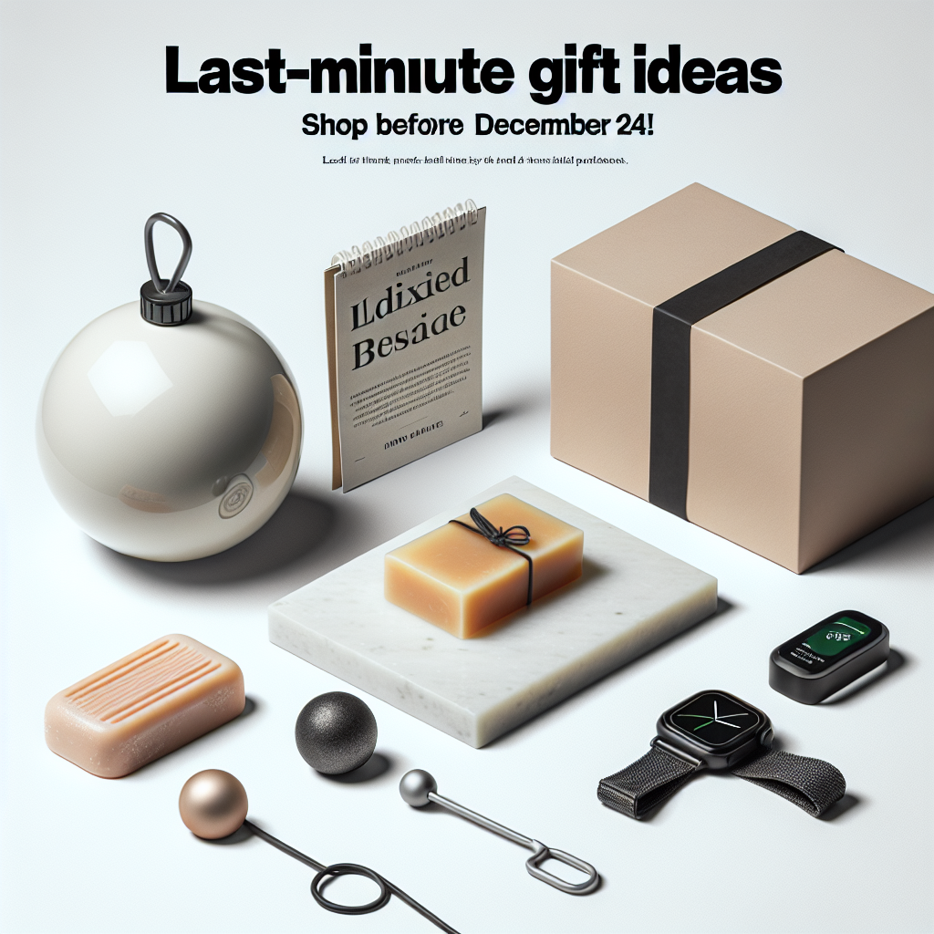 4. “Last-Minute Gift Ideas: Shop Before December 24!”
