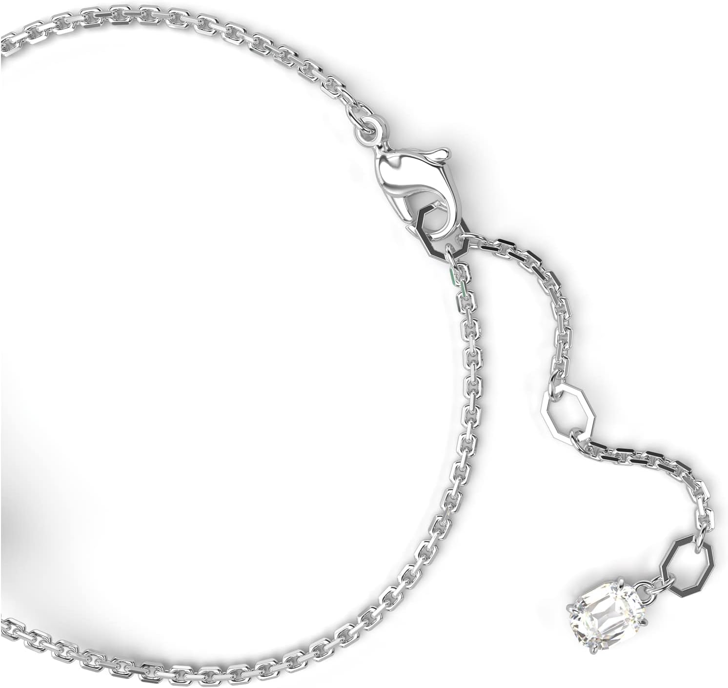 Swarovski Mesmera bracelet, Mixed cuts, Green, Rhodium Finished - Image 3