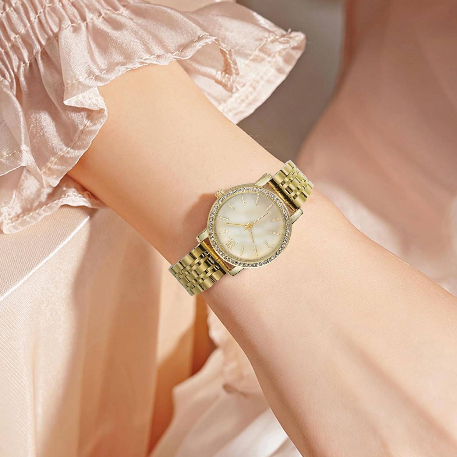 CIVO Womens Watch Minimalist Easy to Read Quartz Wrist Watch Waterproof Stainless Steel Fashion Ladies Watch with Unique Analog Dial Design - Image 4