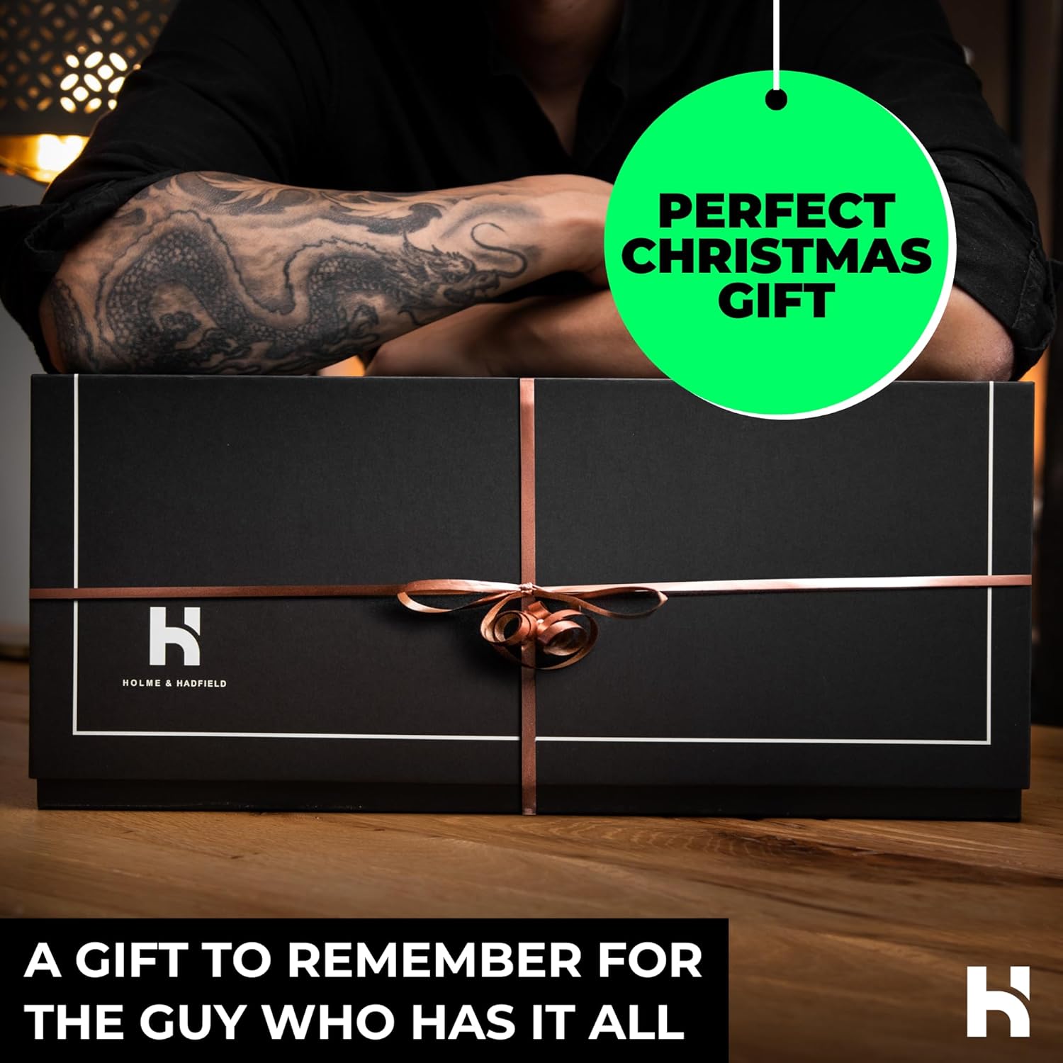 Premium 4 Slot Watch Box for Men - Wooden Watch Display Case with Hinged Cover, Leather Lining & Drawer - Watch Holder Organizer Stand - Handcrafted Luxury Christmas Gift for Men - Image 7