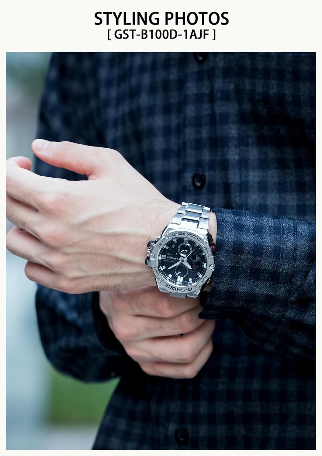 G-Shock Casio G-Steel GST-B100-1AJF Japan Import, Modern, Modern - Image 3