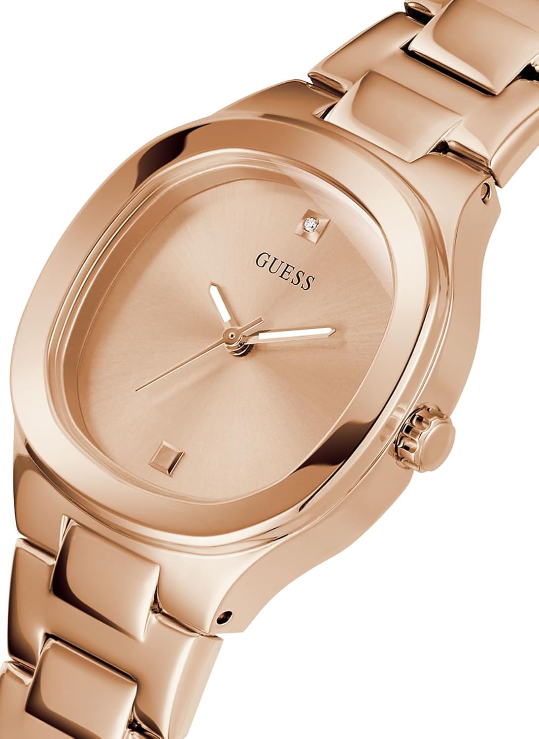 GUESS Ladies Stainless Steel Rose Gold Tone Bracelet Watch (Model: GW0615L3) - Image 4