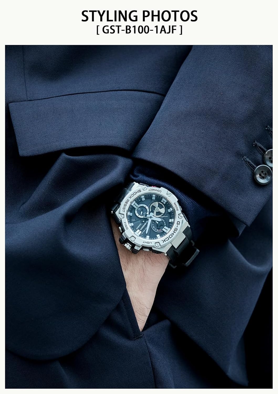 G-Shock Casio G-Steel GST-B100-1AJF Japan Import, Modern, Modern - Image 2