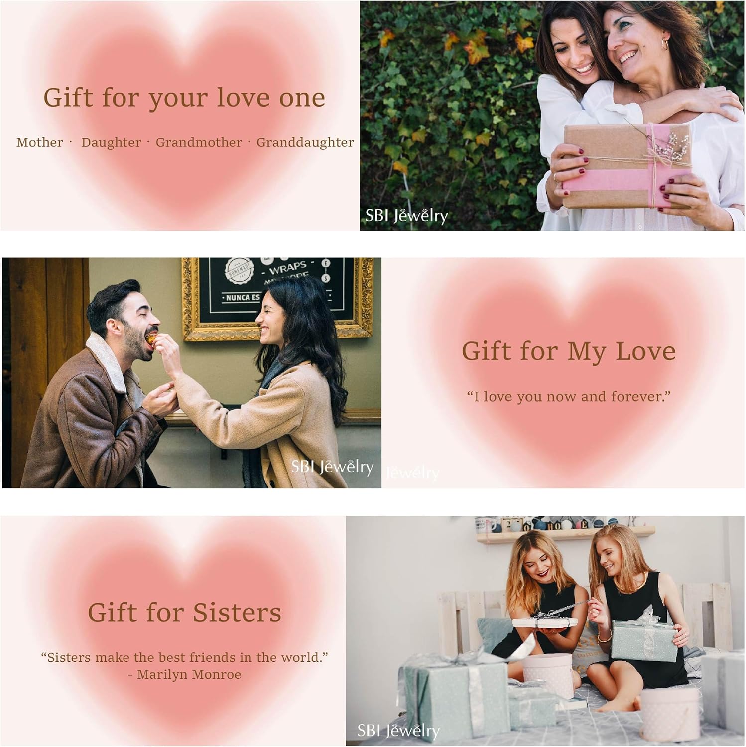 Gold Plated Budded Cross Necklace Clover Crosses Pendant Gold Necklace for Women Mom Sister Brother - Image 4