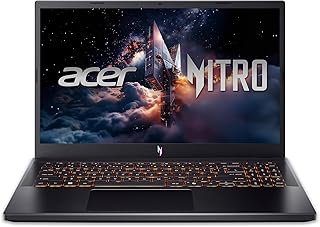 Acer Nitro V Gaming Laptop | Intel Core i9-13900H Processor | NVIDIA GeForce RTX 5060 Laptop GPU | 15.6″ FHD IPS 165Hz Display | 16GB DDR4 | 1TB Gen 4 SSD | Wi-Fi 6 | Backlit KB | ANV15-52-98KV