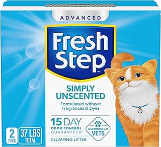 Fresh Step Advanced Simply Unscented Clumping Litter
