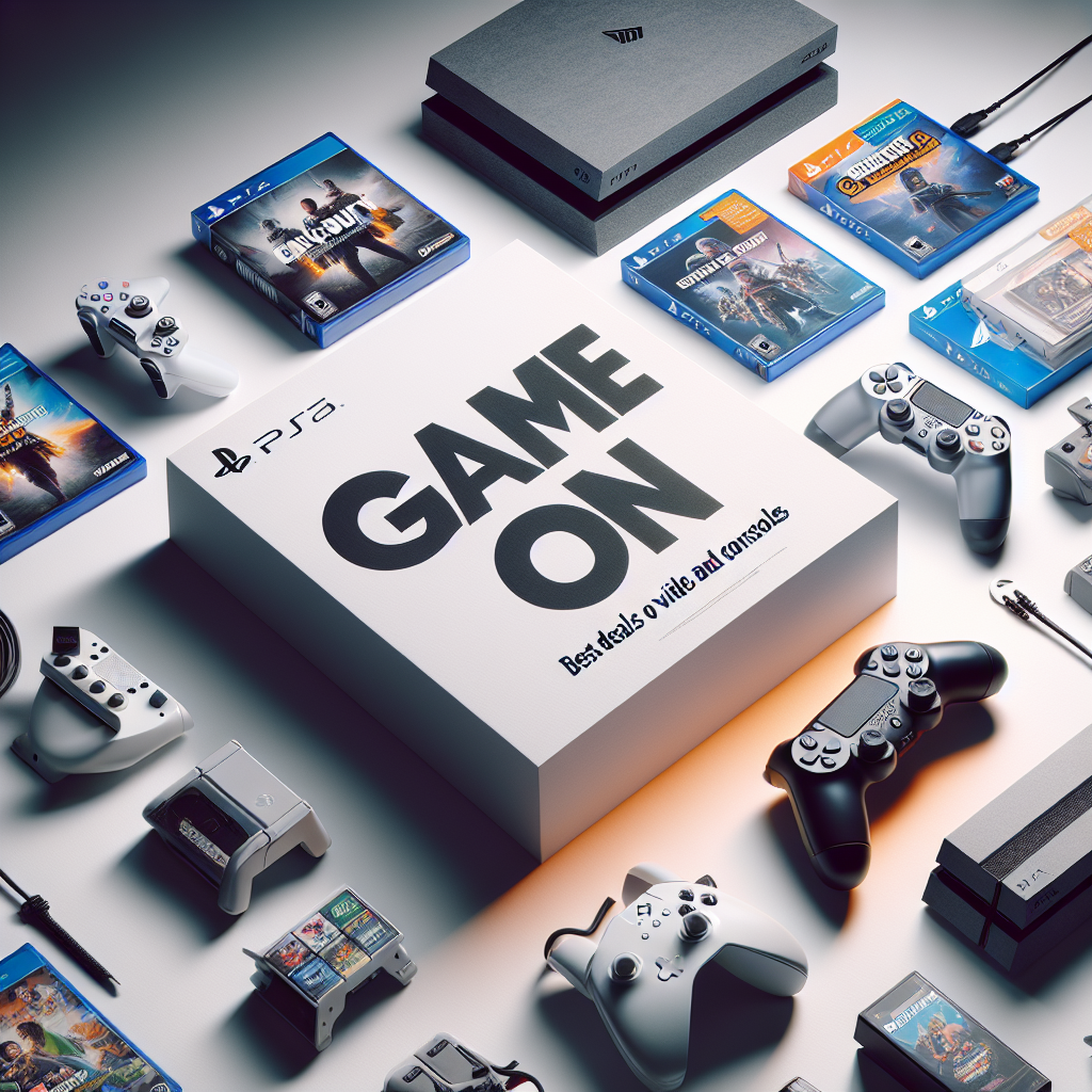 Game On: Best Deals on Video Games and Consoles