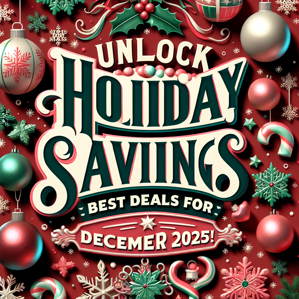 1. “Unlock Holiday Savings: Best Deals for December 2025!”
