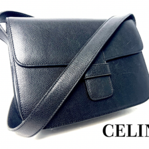 Celine shoulder bag vintage black leather Authentic Celine shoulder bag vintage black leather Authentic