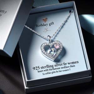 925 Sterling Silver Necklaces for Women Heart Necklace With Birthstone Necklace Chian 5A Cubic Zirconia Womens Jewelry Birthday Gifts for Her Women 925 Sterling Silver Necklaces for Women Heart Necklace With Birthstone Necklace Chian 5A Cubic Zirconia Womens Jewelry Birthday Gifts for Her Women