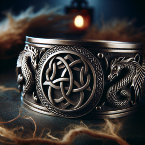 TURTLEDOVE Viking Bracelet Celtic Dragon – Nordic Bracelet with Triquetra Trinity Knot – Pagan Jewelry of Talisman… TURTLEDOVE Viking Bracelet Celtic Dragon – Nordic Bracelet with Triquetra Trinity Knot – Pagan Jewelry of Talisman…