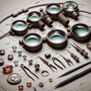 5 Pcs Magnifier Loupes with Headband Magnifier Wire, 3X 5X 10X 15X 20X Watch Repair Magnifiers Watchmaker’s Magnifier Magnifying Glass for Watch Repair Jewellery Gemstones Coins Engraving