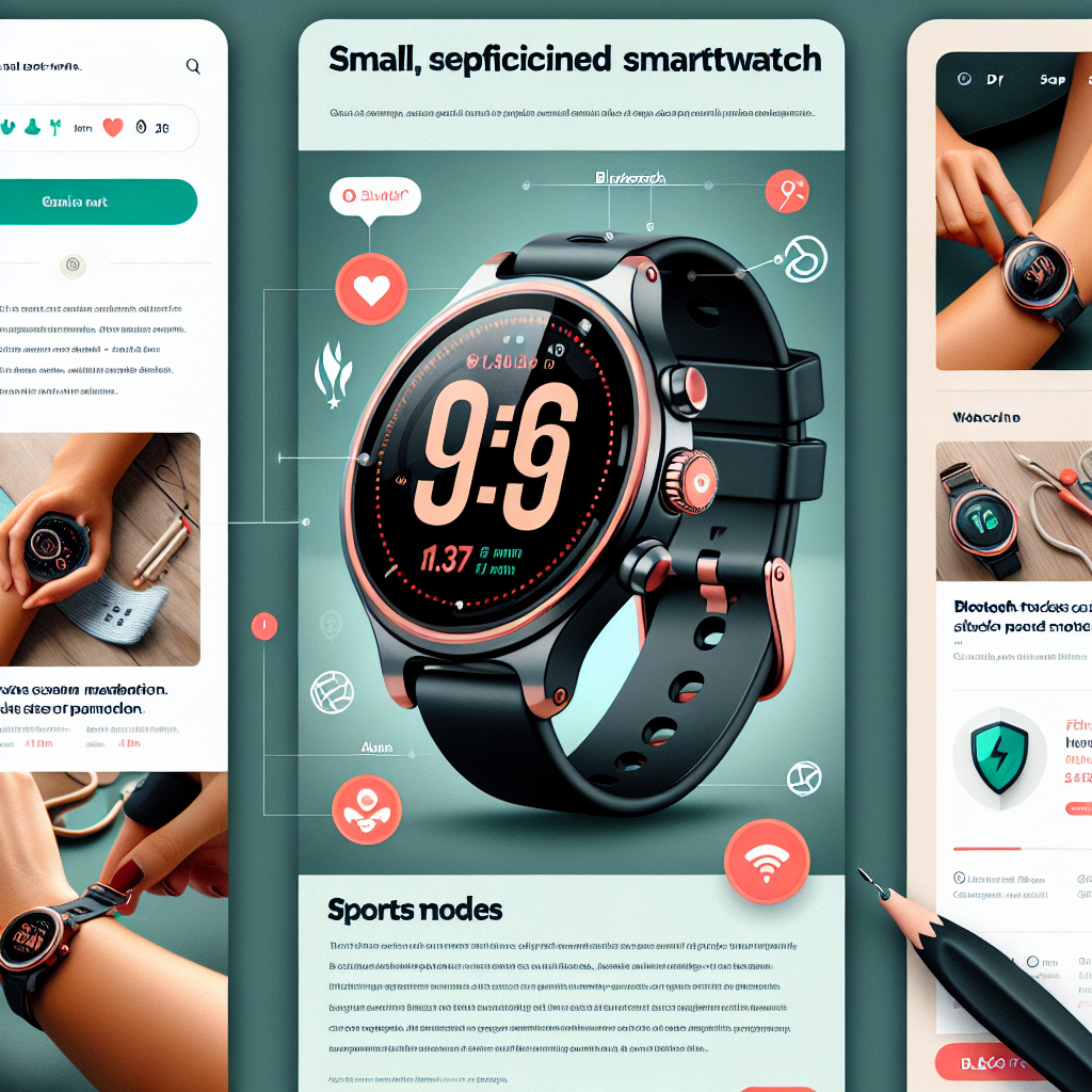 Small Smart Watch for Women with Bluetooth Call, 1.27″ Fitness Watch Step Counter Heart Rate Sleep Monitor 100+ Sports Modes Fitness Tracker, DIY Dial Stylish Ladies Watch, Smartwatch Android iOS 41mm