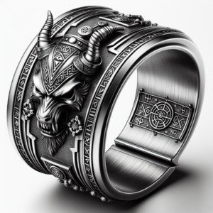 KKJOY Viking Bracelet for Men Stainless Steel Animal Head Screw Teen Cuff Bangle Norse Biker Amulet Nordic Pirates Arm Ring Wristband Jewellery