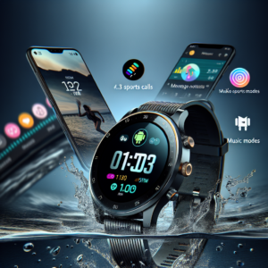 Smart Watch for Women Answer/Make Calls, 1.43″ AMOLED Ultra-Thin Display, Message Notification Music DIY Watch, 100+ Sports Modes Fitness Tracker Smartwatch 5ATM Waterproof for Android iOS Phones