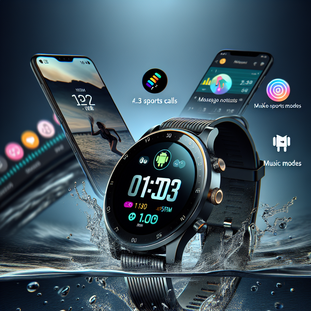 Smart Watch for Women Answer/Make Calls, 1.43″ AMOLED Ultra-Thin Display, Message Notification Music DIY Watch, 100+ Sports Modes Fitness Tracker Smartwatch 5ATM Waterproof for Android iOS Phones