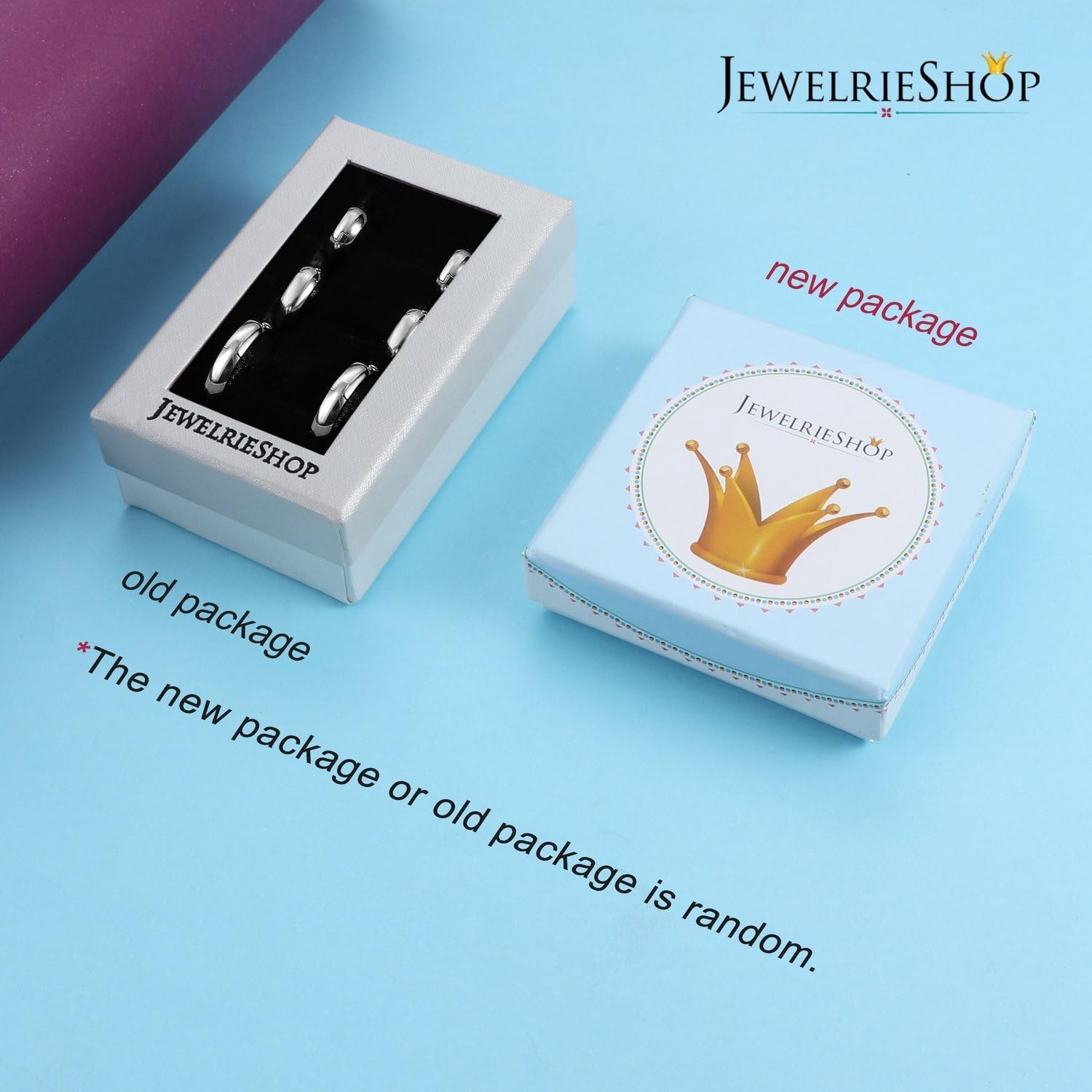 JewelrieShop Men Jewelry Set Huggie Earrings Hinged Hoop Dangle Earrings, Stainless Steel, Hypoallergenic, Urban Hoop Earrings - Image 7