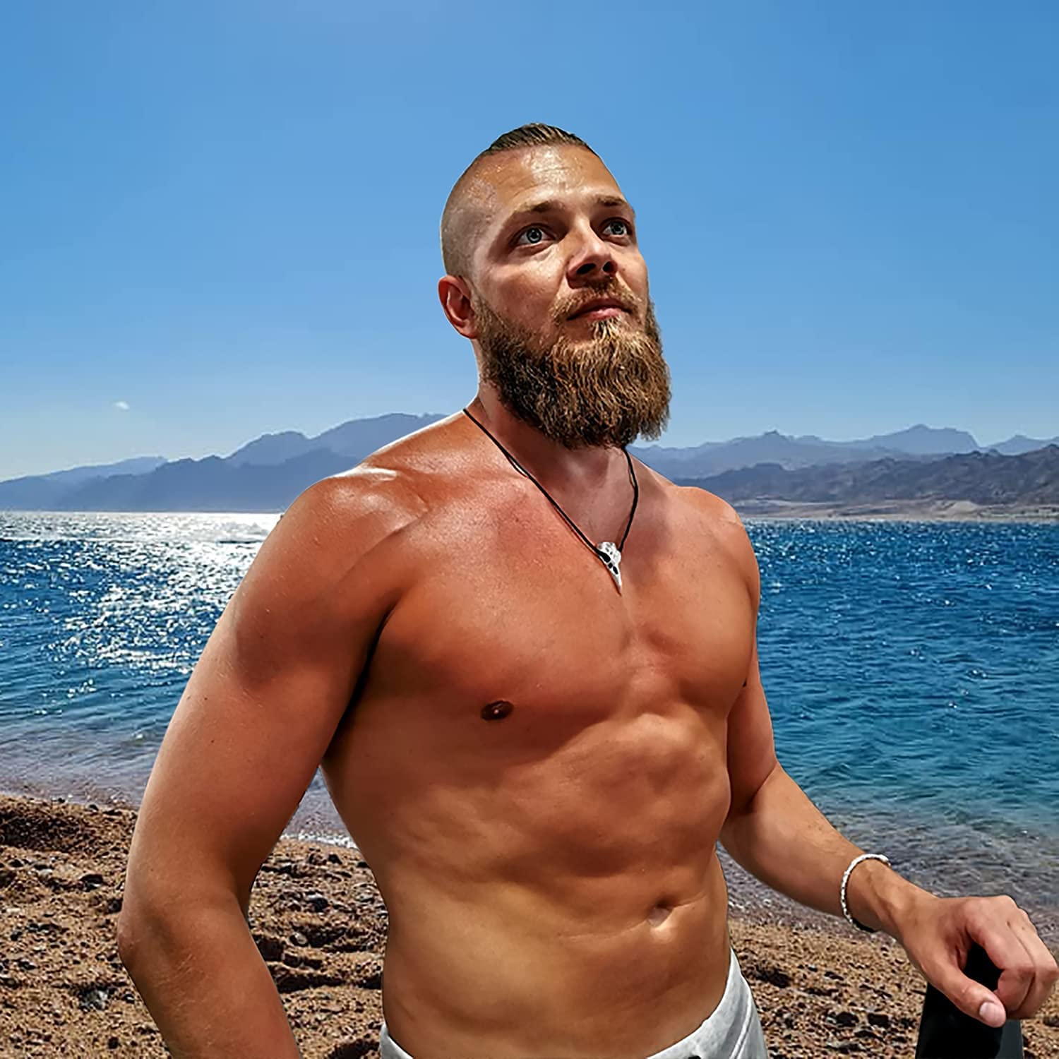 Raven Skull Necklace with Viking Compass Vegvisir Pendant Bird Crow Odin Norse Animal Ancient Protection Amulet Talisman Nordic Goth Jewelry for Men Women (925 Sterling Silver) - Image 3